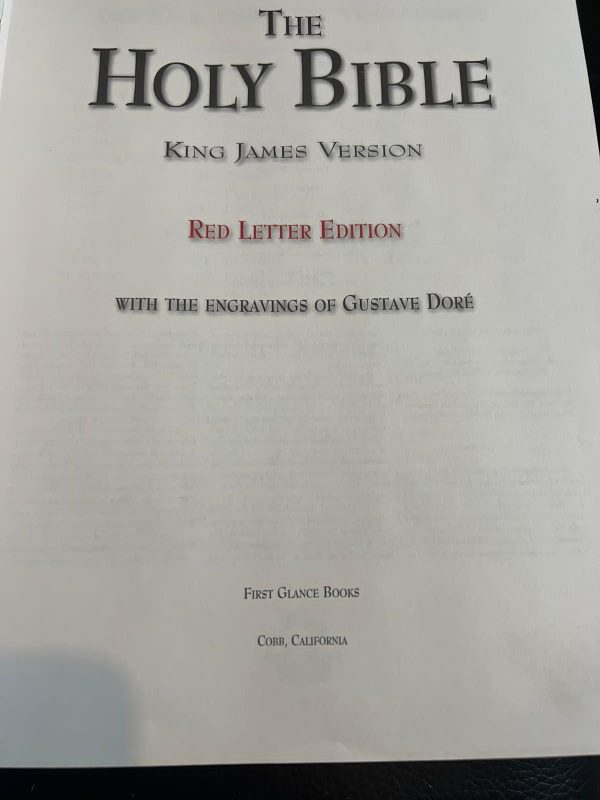 The Holy Bible KJV with the engraving of Gustave Dore' - Image 2