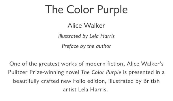 The Color Purple Alice Walker - Image 3