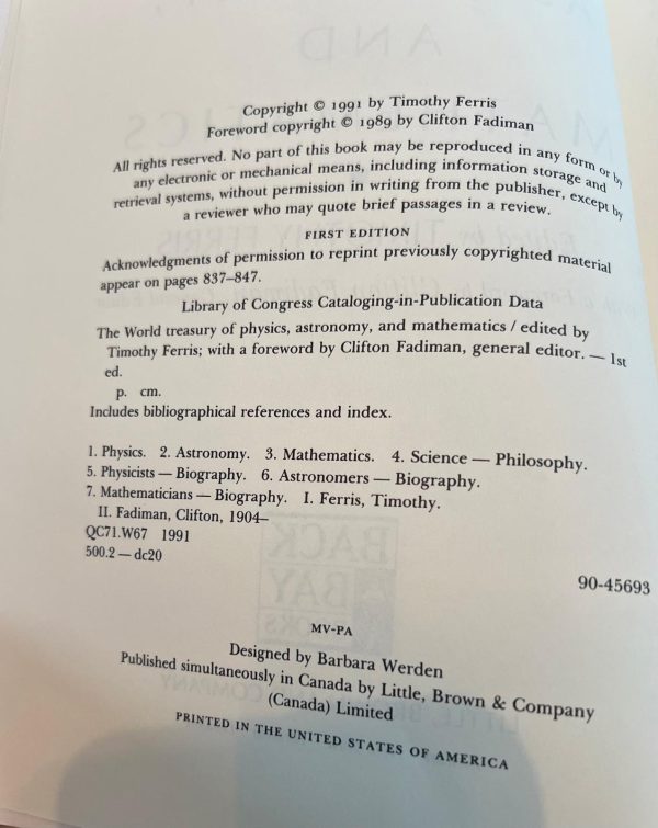 The World Treasury of Physics, Astronomy and Mathematics - Image 2