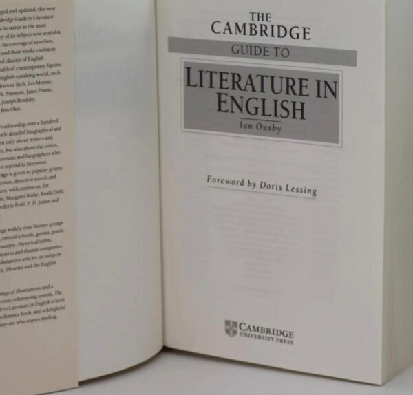The Cambridge Guide to Literature in English Ian Ousby forward by Doris Lessing - Image 3